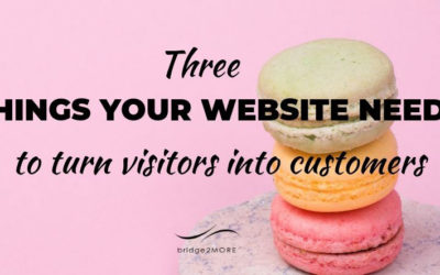 Three things your website needs to turn visitors into customers