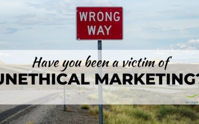 Have you been a victim of unethical marketing?