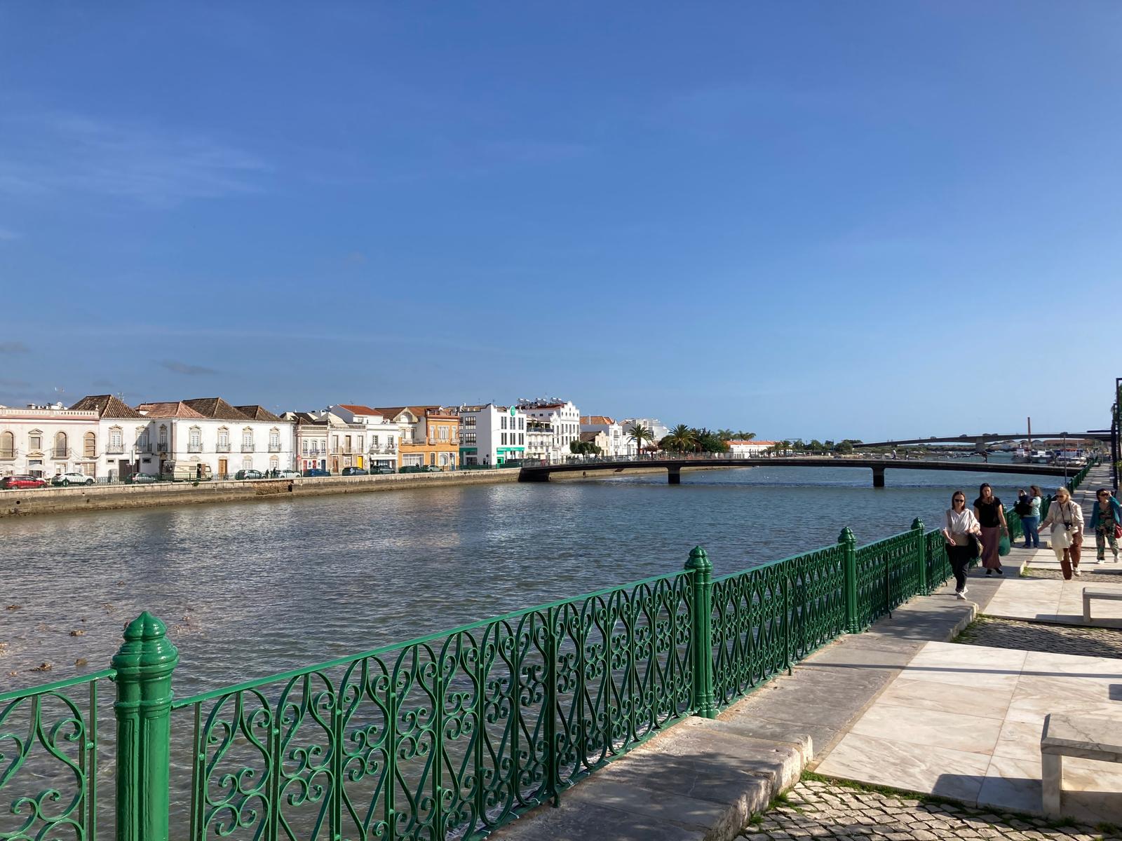 Tavira waterfront in the eastern Algarve